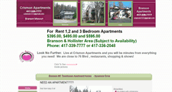Desktop Screenshot of crismonapartments.com